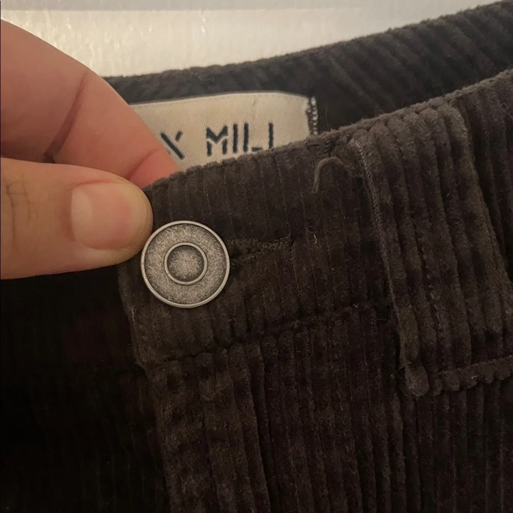 Alex Mill Darci Brown Corduroy Chino Ankle Pants Trousers - Picture 11 of 16
